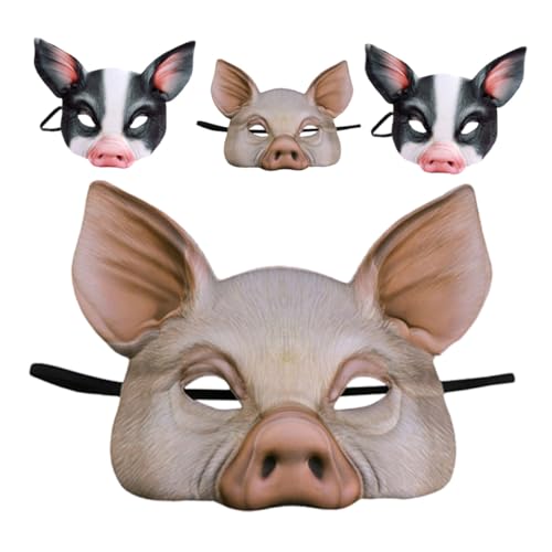 Masque de cochon léger pour respirer facilement pendant le bal masqué