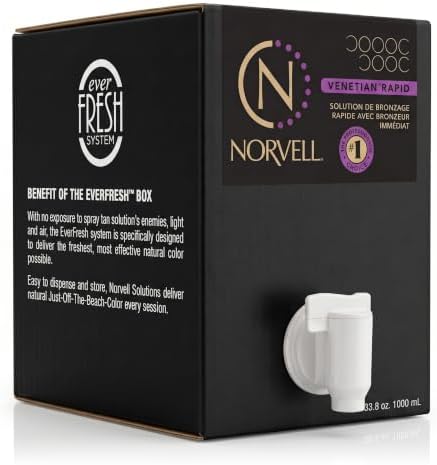 Norvell Premium Rapid Spray Tan Solution Venetian One 1 Liter