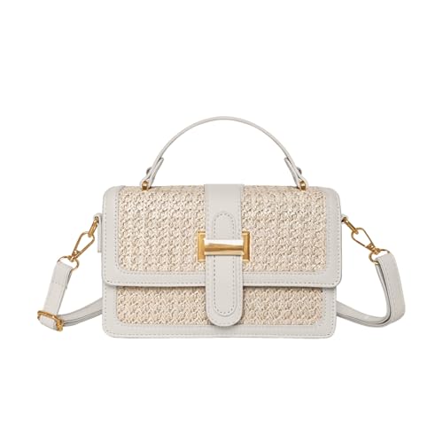 OWGSEE Straw Crossbody Bags for Women Summer Straw...