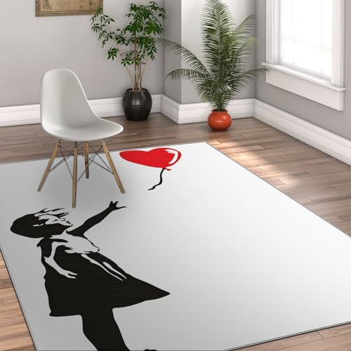 Tapis de chambre Banksy antidérapant et doux