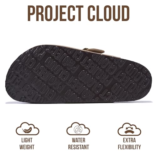 Image of Project Cloud 100% Genuine Leather Footbed Clogs for Women - Memory Foam Arch Support Slippers for Women - Trendy Slip-ons Women's Mules & Clogs Sandals