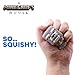 Minecraft Movie SquishMe Squishy Toy – Officially Licensed Stress Relief Squeeze Toy for Kids & Adults, Slow Rising, Collectible Gift for Gamers, Desk & Fidget Use