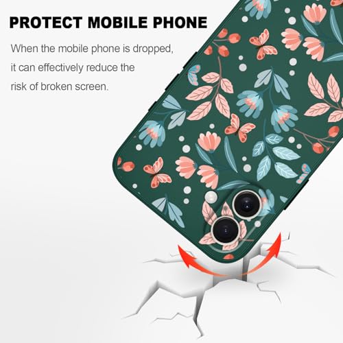 Coque silicone iPhone 16 Plus LEECG avec doublure microfibre et finition haut de gamme - 5