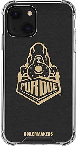 Skinit Clear Phone Case Compatible with iPhone 13 - Officially Licensed Purdue University Signature Logo Design