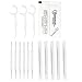 Brostown 100PCS Dental Floss + 100PCS Plastic Toothpick Individual Package