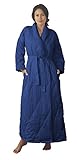 Warm Things Quilted Down Robe Navy/S 8-10