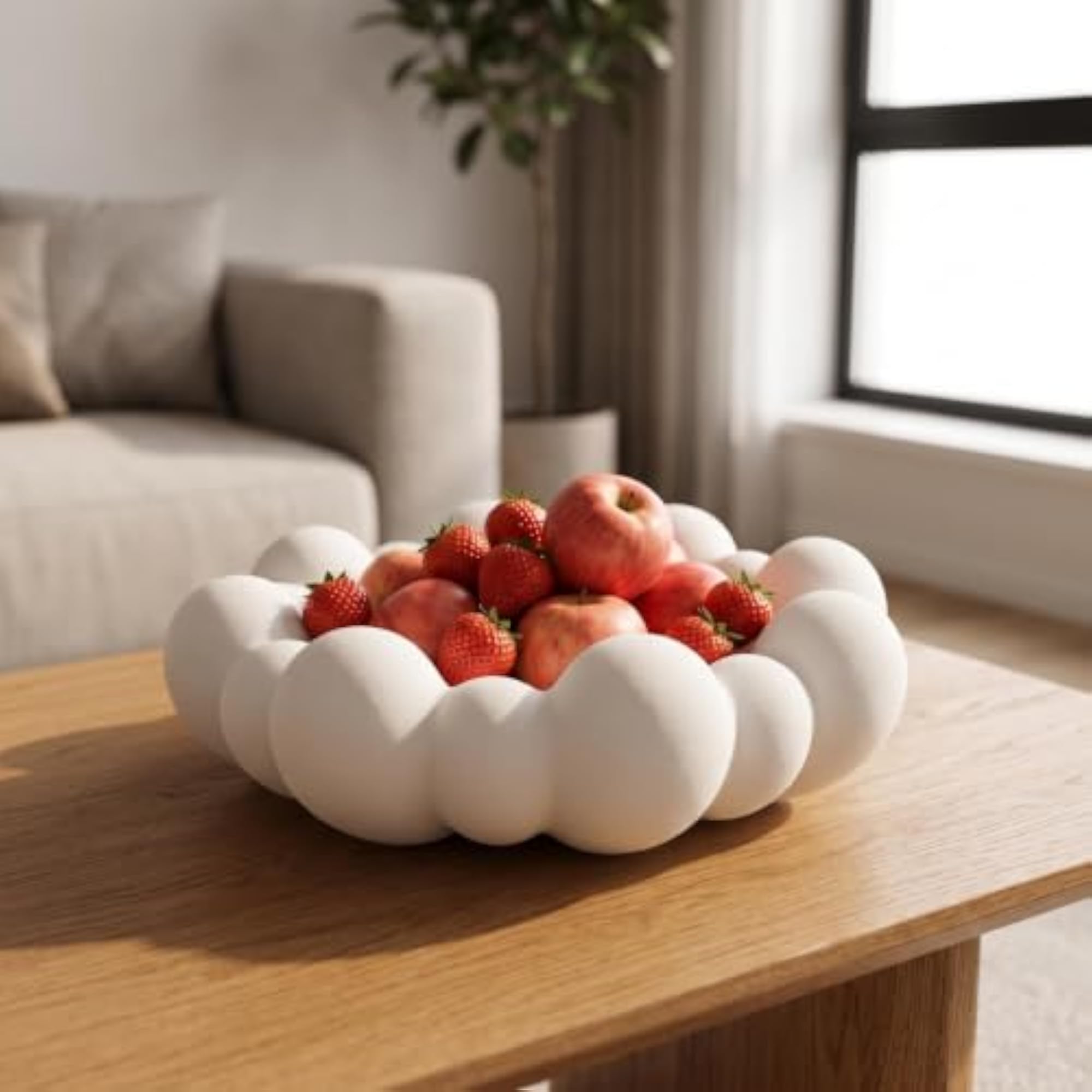 Sculptural Resin Tray, Organic Decorative Gift