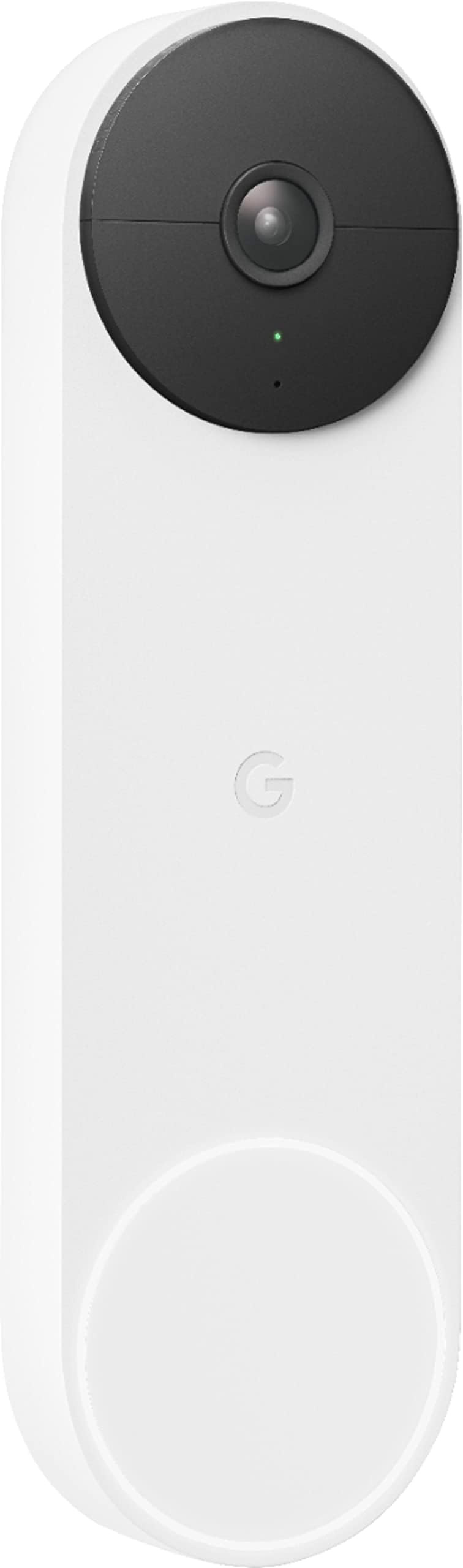 Nest Doorbell (Battery) Wireless Doorbell Camera - Video Doorbell - Snow