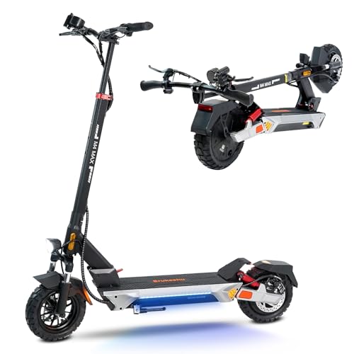Image of Electric Scooter Adults 1600 /4000 /6000W Motor 50 Miles Long Range & 40 /45 /50 MPH Top Speed 10 inch Off Road Tire Folding E-Scooter 60V /48V 20.8AH Battery Kick Scooter with Detachable Seat for Commuter