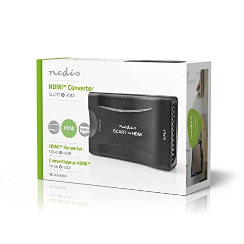 NEDIS HDMI™ Converter, SCART to HDMI™, Converts Analogue SCART Output to Digital HDMI™ Input, Full HD 720p/1080p, USB Powered - Image 3