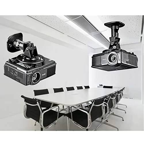 Soporte de techo para proyector universal D-Mount inclinable de aluminio negro 6