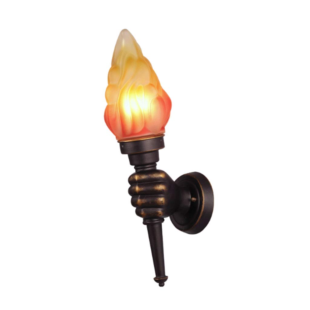 Applique Murale Extérieure, Applique Murale Vintage, Lampe De Jardin Vintage, Lampe Murale Porte-flambeau Créative, Lampe Murale à Suspendre, Lampe Torche, Bar, Restaurant, Café, Lampe Murale (couleur