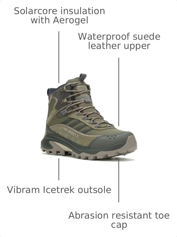 Image of Merrell mens Moab Speed 2 Thermo Mid Waterproof