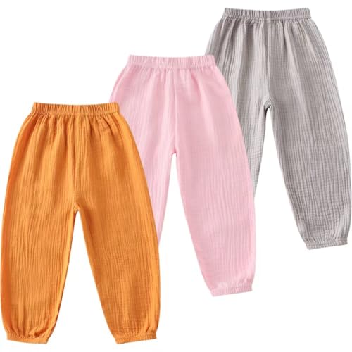 Pantalon sarouel en coton lin pour les journées de jeux et de détente à la plage en été