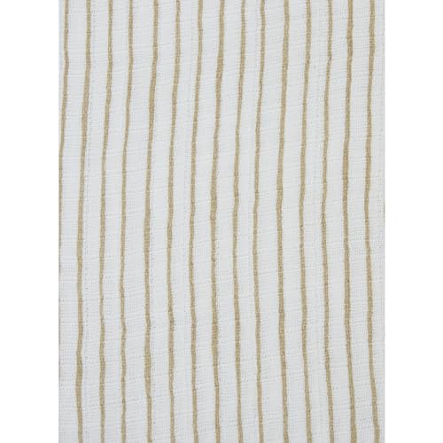 Image of Chick Pea Muslin Baby Blanket for Boy Large 36x40 2pack Cowboy Hat Striped