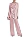 Chiffon Grandmother of The Bride Pant Suits Plus Size Lace Wedding Pantsuits Formal Dresses for Women with Jackets US16w Silver