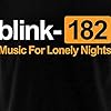 Blink-182 T Shirt Lonely Nights Band Logo Official Mens Black S #2