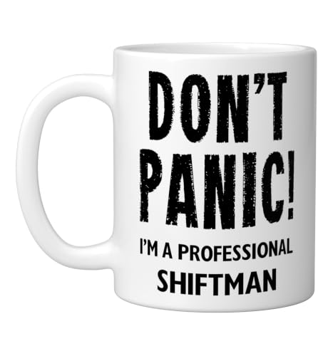 Shiftman Ceramic Mug, White