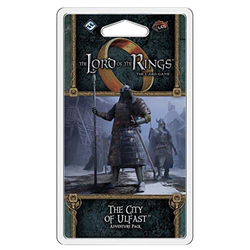 Fantasy Flight Games The Lord of The Rings The Card Game The City of Ulfast Adventure Pack - Cooperative Adventure Game, Strategy Game, Ages 14+, 1-4 Players, 30-120 Min Playtime, Made