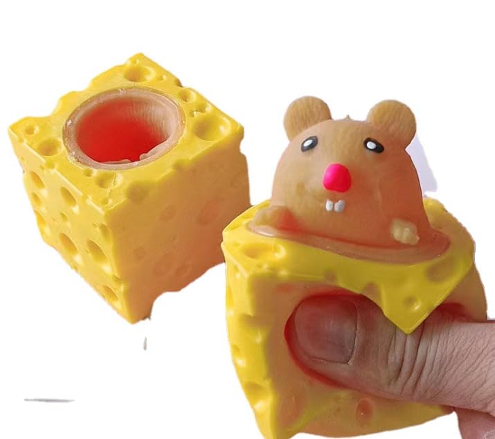 Amazon | [YILILK] スクイーズ玩具 ストレス解消グッズ チーズ