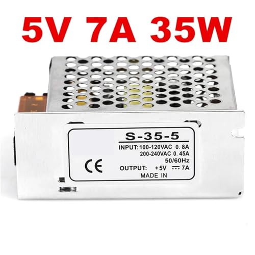Alimentation 5V 35W driver AC DC transformateur miniature bande LED et CCTV - 2