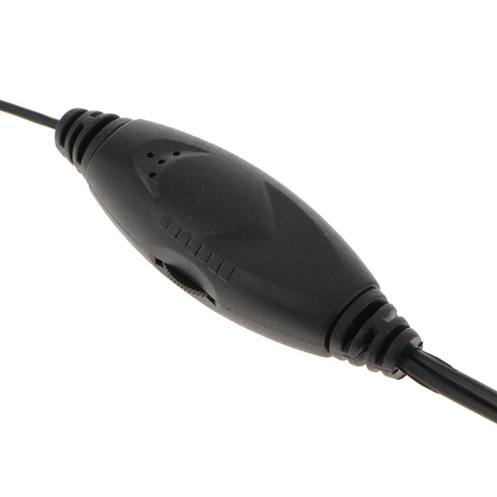 TRENDIVIBE Dual 3.5mm Earhook Monaural Headset, Hands-Free Call Center Headphone for PC-picture-21