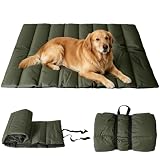 Libershine Manta Refrescante para Perros 110x68cm, Cama Refrescante Perro Lavable Impermeable, Cama Perro Verano Plegable para Viajes, Camping y Maletero (Verde)