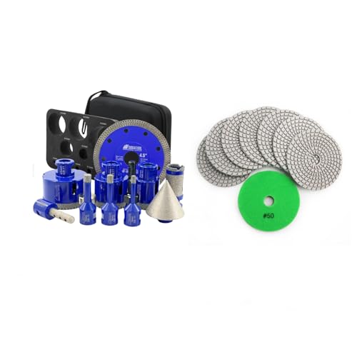 Kit de Brocas Diamante SHDIATOOL para Porcelana y Mármol miniatura 1