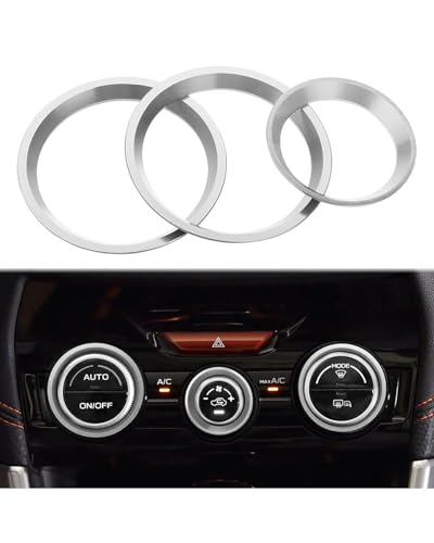 Temperature Adjustment Knob Air Conditioning Knob Bright Circle Climate Control HVAC (Red)