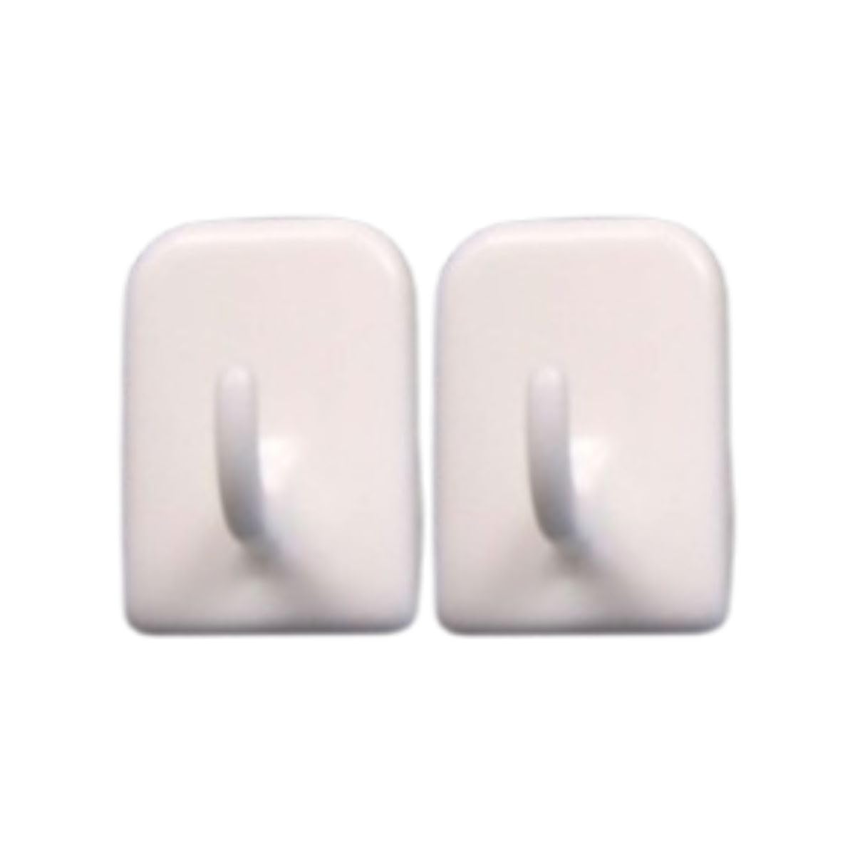 Supadec White Self Adhesive Centre Brackets – Pack Of 2 | Plastic Hanging Brackets For Curtain Tracks & Rails | Strong Self-Adhesive Fixing | Easy No-Drill Installation | Centre Support Bracket