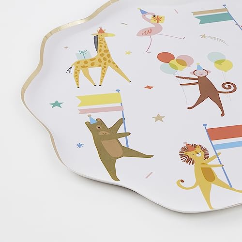 Meri Meri Animal Parade Dinner Plates (Pack of 8)