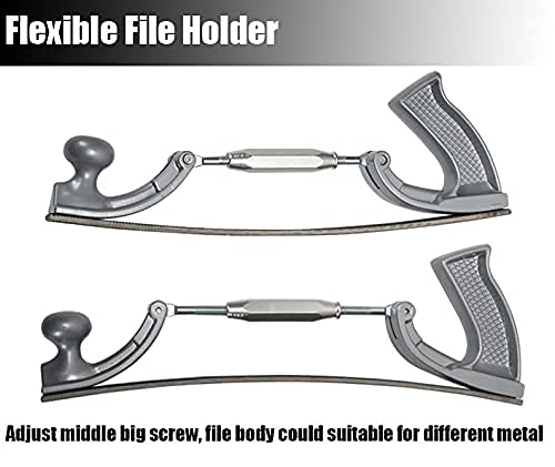 Adjustable Flexible File Holder With 12 Sawtooth/Inch File Mill Smooth Cut File Metal Polisher #TOP3