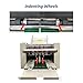 INTSUPERMAI 110V Automatic Paper Folding Machine, 2 Folding Plates, Multiple Forms, Max Speed 262ft/min, Z Fold Desktop Paper Folder for Manuals Document Business Letters