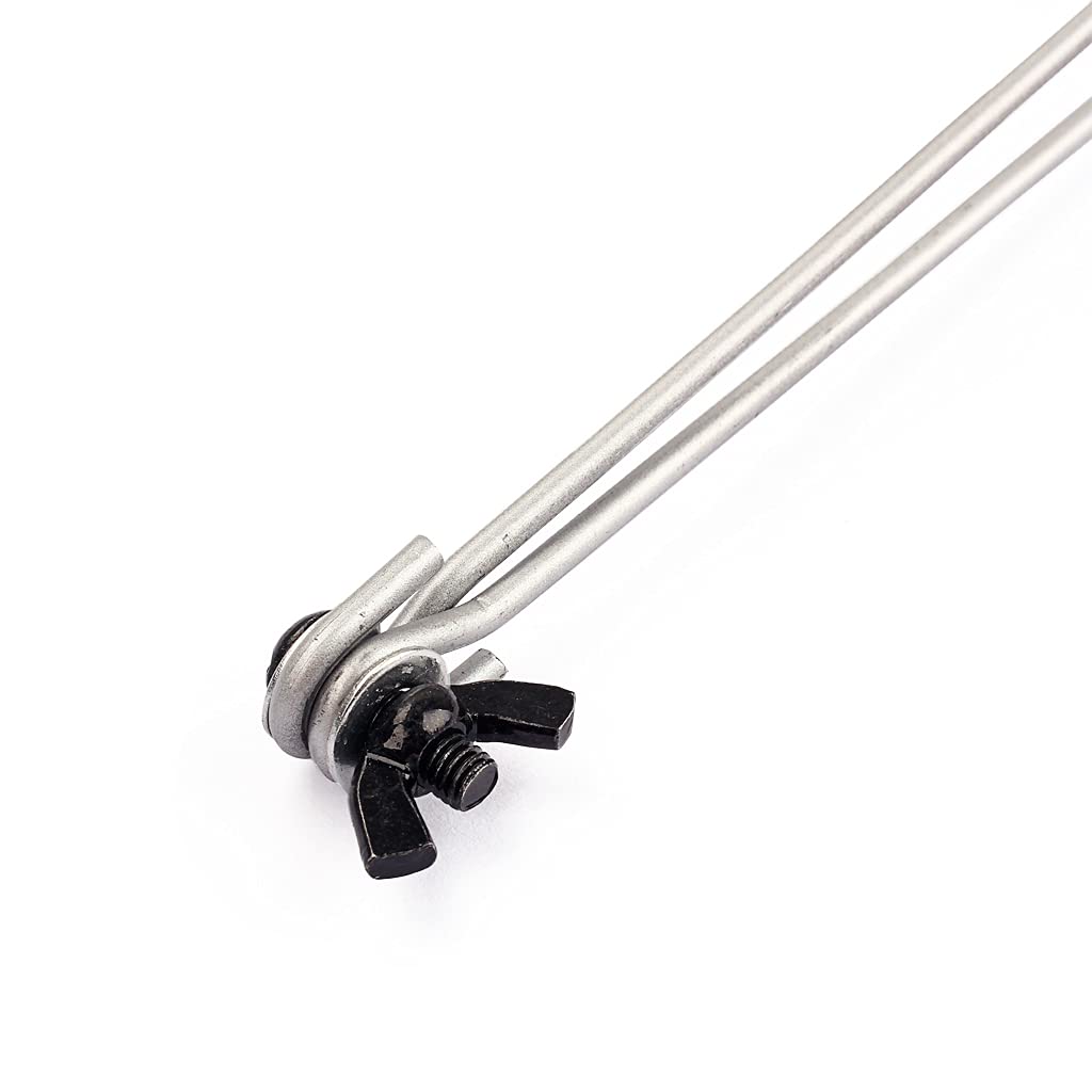 Alnicov Supporto per armonica Supporto per collo Supporto per armoniche a 24 fori Argento