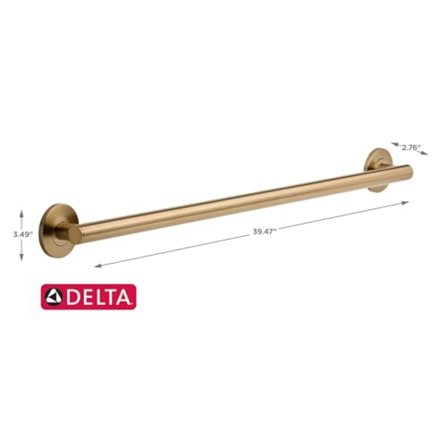 Amazon.com: Delta Faucet 41836-CZ Contemporary Decorative Grab Bar