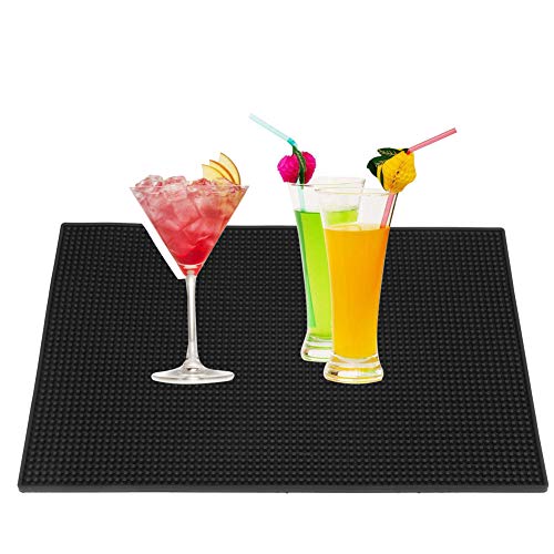 Tapis de Bar Service en Caoutchouc Tapis de Bar PVC Tapis en Caoutchouc Etanche Ustensiles de Cuisine, Taille en Option(45 * 30cm/17.7 * 11.8in) Cover