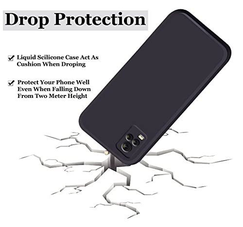 Image of A rtistque Back Cover Case for Vivo Y73 with Camera Protection | Shockproof TPU | Stylish Protective Design | Slim Fit | Ultra Matte | Vivo Y73 Back Cover - Black