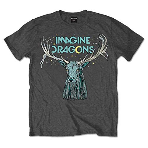 Imagine Dragons Elk in Stars Oficial Camiseta para Hombre (Medium) Cover