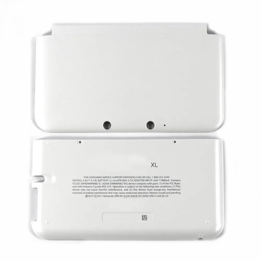 Housing Case for 3DSXL Nintendo 3DSLL Front Back Plastic Housing Shell Cover Repair Part (Red)