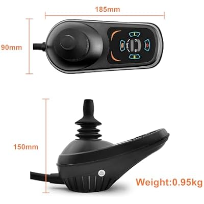 Lightweight Foldable 12 Inch Power Wheel Chair 24V 700W Wheelchair Motor Conversion Kit (air Wheel kit Remote Joystick Max 7kph)