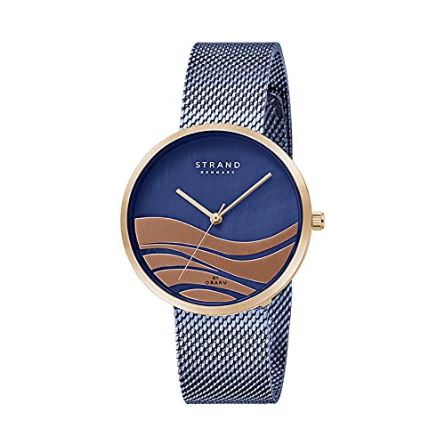 Strand By Obaku Wave Ocean Quartz Multicolor Round Dial Womens Watch - S700LXVLML-DW (B097HJR2XX) Amazon Price History, Amazon Price Tracker