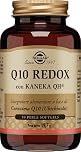 Solgar Q10 Redox, 50 perle softgel – Ubichinolo 100 mg (Coenzima Q10 ridotto)