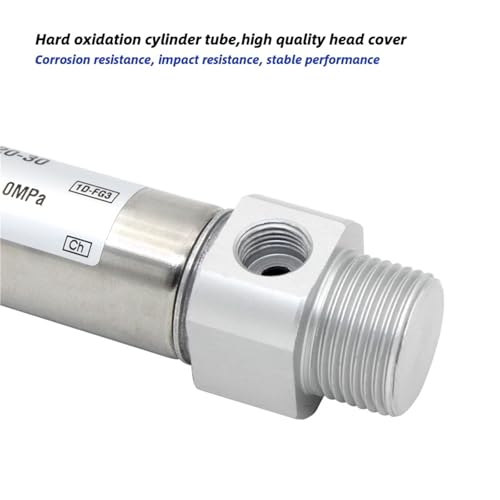 Cilindro neumático de doble efecto CM2B20 para un control lineal preciso y fluido 4