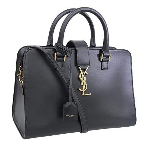 [サンローランパリ] バッグ レディース トートバッグ 2way ショルダーバッグ アウトレット レザー ブラック 672667 SAINT LAURENT [並行輸入品]