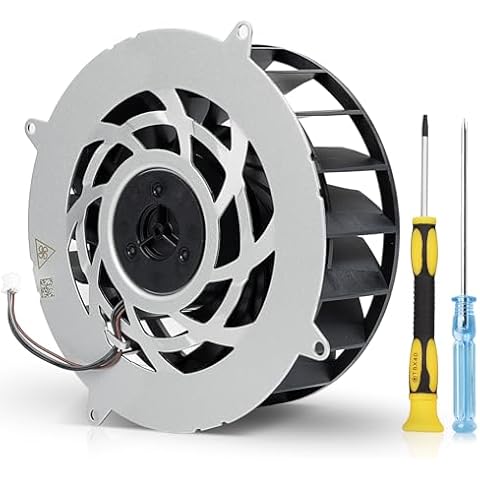 Gorliskl Replacement Internal Cooling Fan for PlayStation 5 ps5 Slim Console Cover