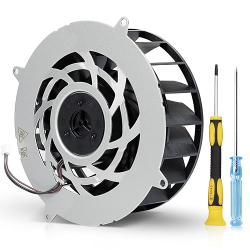 Gorliskl Replacement Internal Cooling Fan for PlayStation 5 ps5 Slim Console