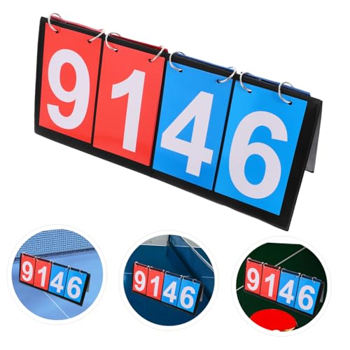 Marcador portátil de mesa con paneles rojo y azul miniatura 7