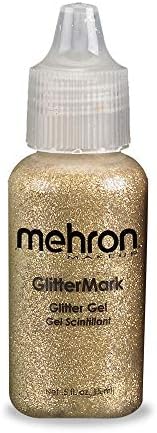 Mehron Makeup GlitterMark Glitter Gel (.5oz) (Gold)