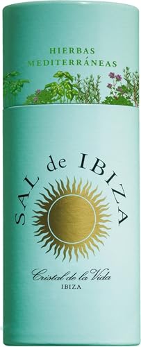 Granos de Sal Con Hierbas Mediterraneas 55 Gr | Sal de Ibiza - Sal Marina Sin Refinar Natural, Sal Marina Sin Refinar, Sal Marina, Sal de Mar, Sal Sin Refinar, Sal Fina, Sal Marina Natural