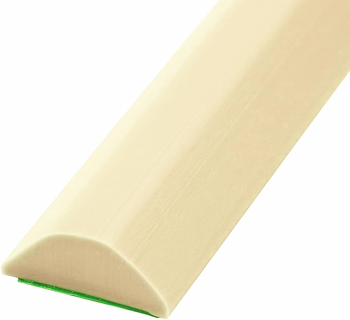 Shower Threshold Water Dam Silicone Strip,Shower Dam for Walk in Shower,Collapsible Shower Threshold Water Dam, Self Adhesive Silicone Dry and Wet Separation,Shower Water Guard (Khaki,90cm)
